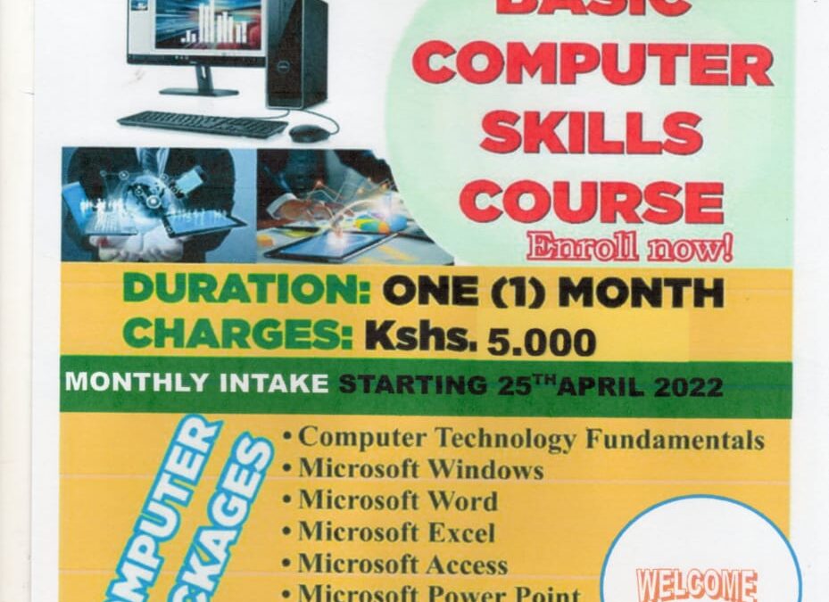 Basic Computer Skills Course